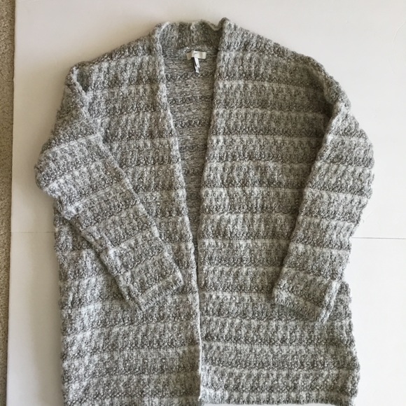 Joie Lerado Boucle Cardigan Sweater Geometric Wool Alpaca Blend Size M - Picture 4 of 9